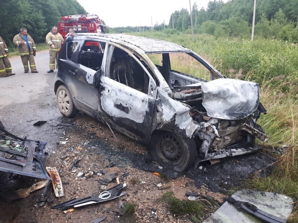 Фото с места аварии под Селижарово. Фото: УГИБДД по Тверской области