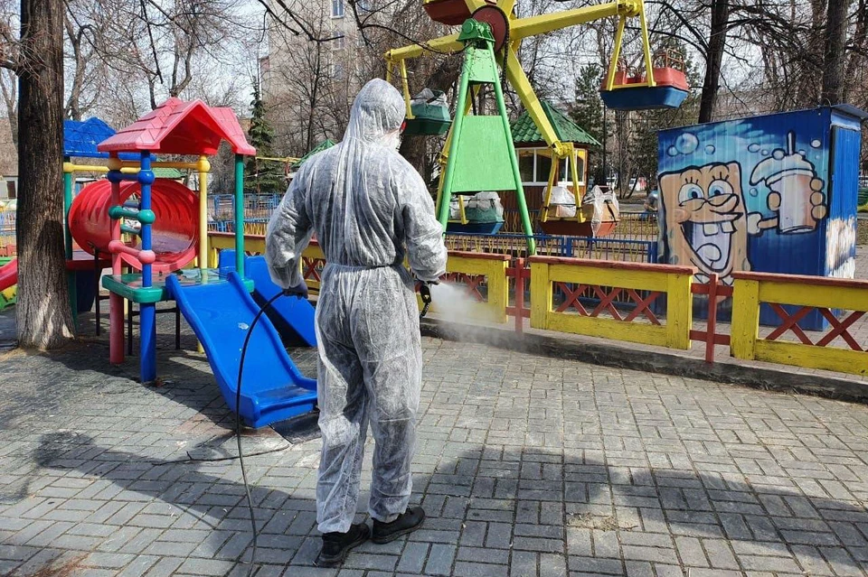 Благодаря ковиду, аттракционы будут чистыми. Фото: пресс-служба администрации Челябинска