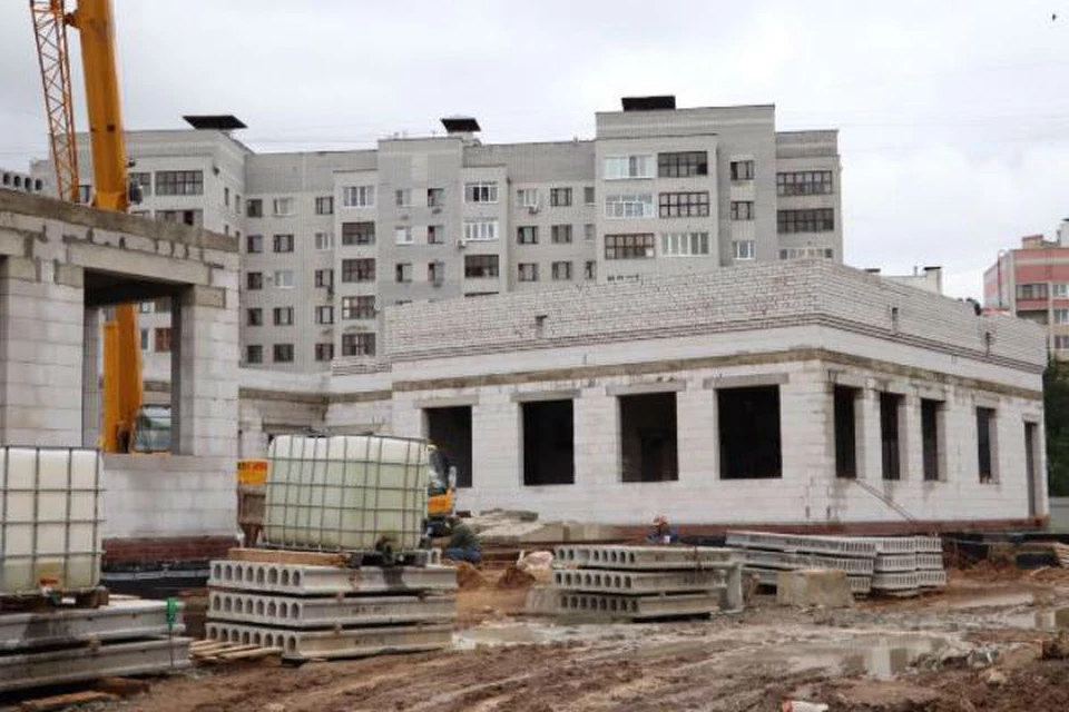 В Ярославле строят ясли в Дзержинском районе. ФОТО: Ярославское отделение партии "Единая Россия"