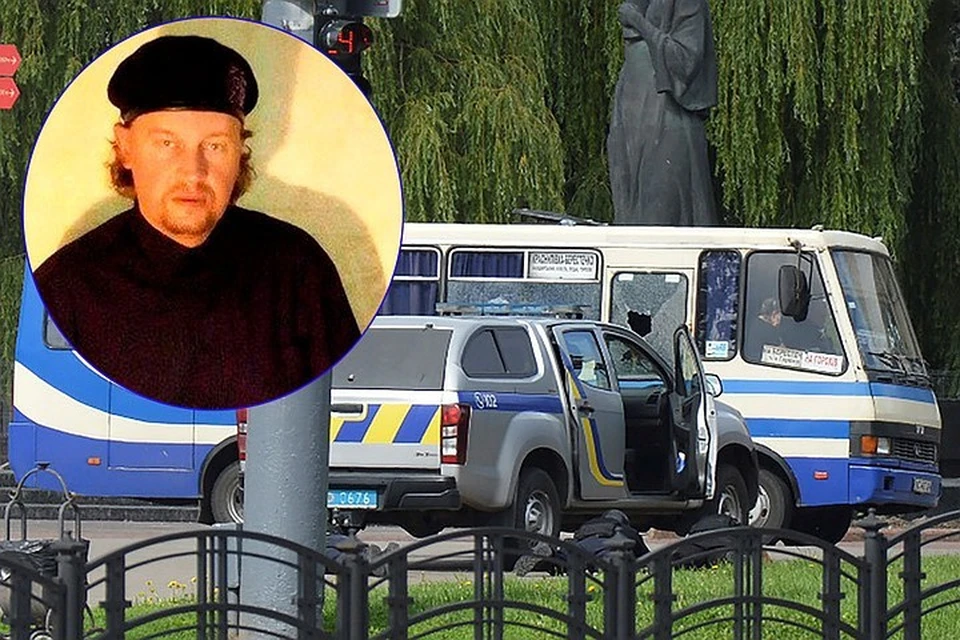 Террорист с оружием и взрывчаткой захватил автобус в Луцке