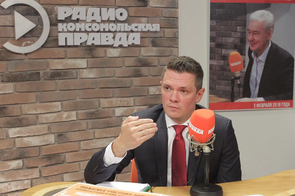 Денис Микерин на Радио "Комсомольская правда"
