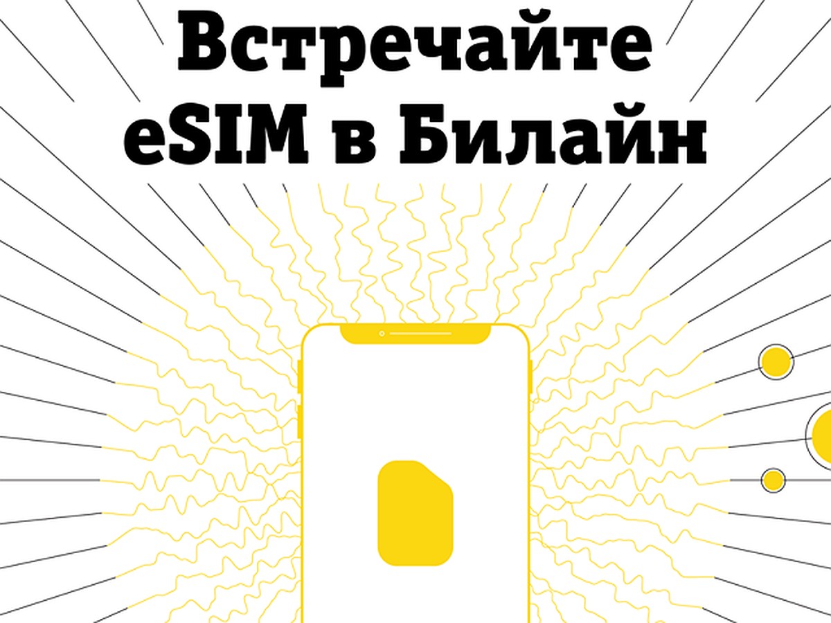 eSIM от Билайн: дистанционное подключение за 5 минут - KP.RU