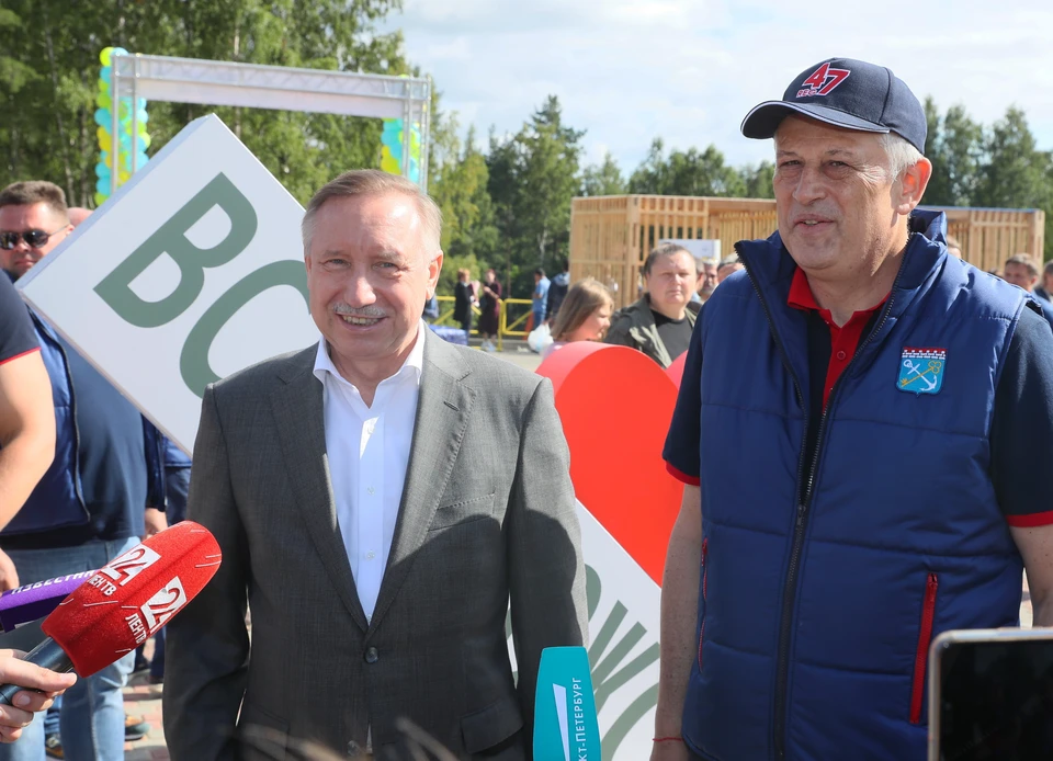 Петербург подарил Ленобласти детские и спортивные площадки в честь Дня рождения / Фото: Смольный