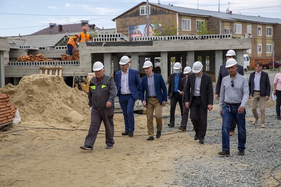 Ни одна стройка в Салехарде не была заморожена из-за пандемии Фото: salekhard.org