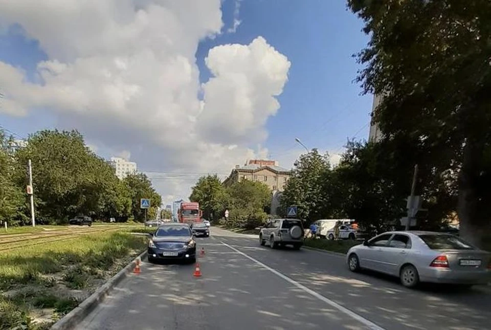 В Новосибирске иномарка сбила 9-летнюю девочку. Фото: ГИБДД по Новосибирску