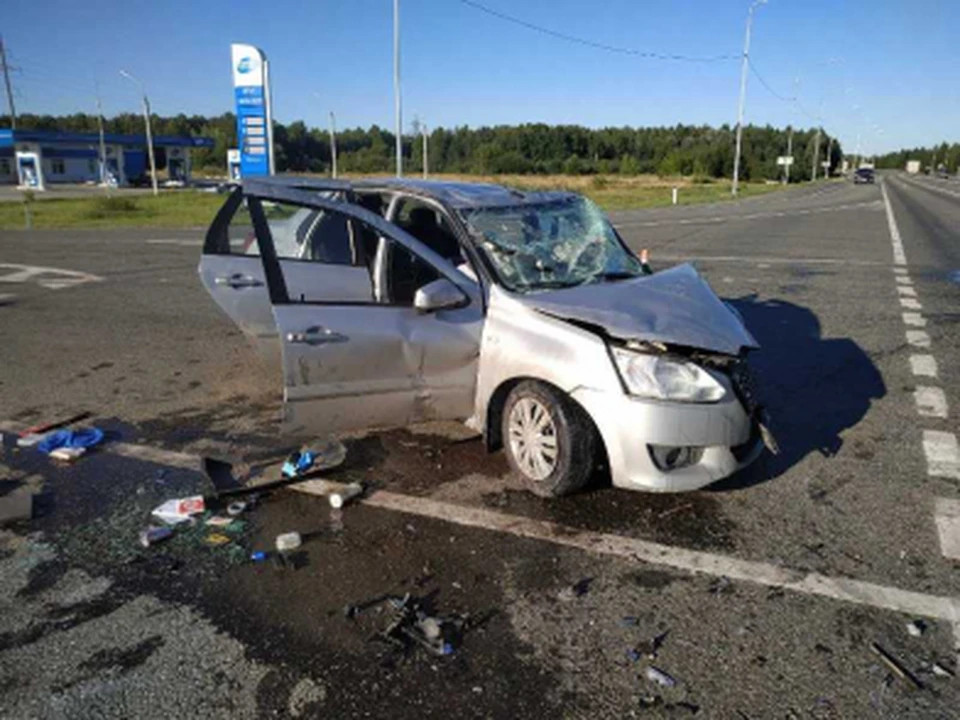 После ДТП 5 человек оказались в больнице. Фото: ГУ МВД по Пермскому краю.
