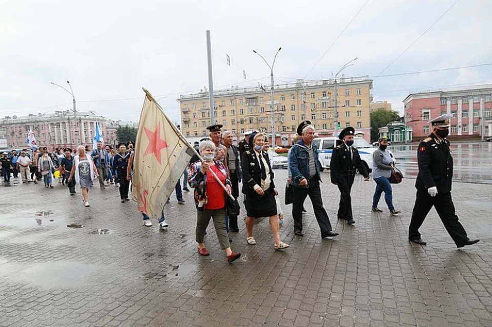 26 июля в краевой столице отмечался День военно-морского флота РФ