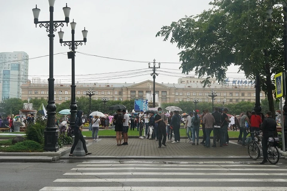 Хабаровск полдень против