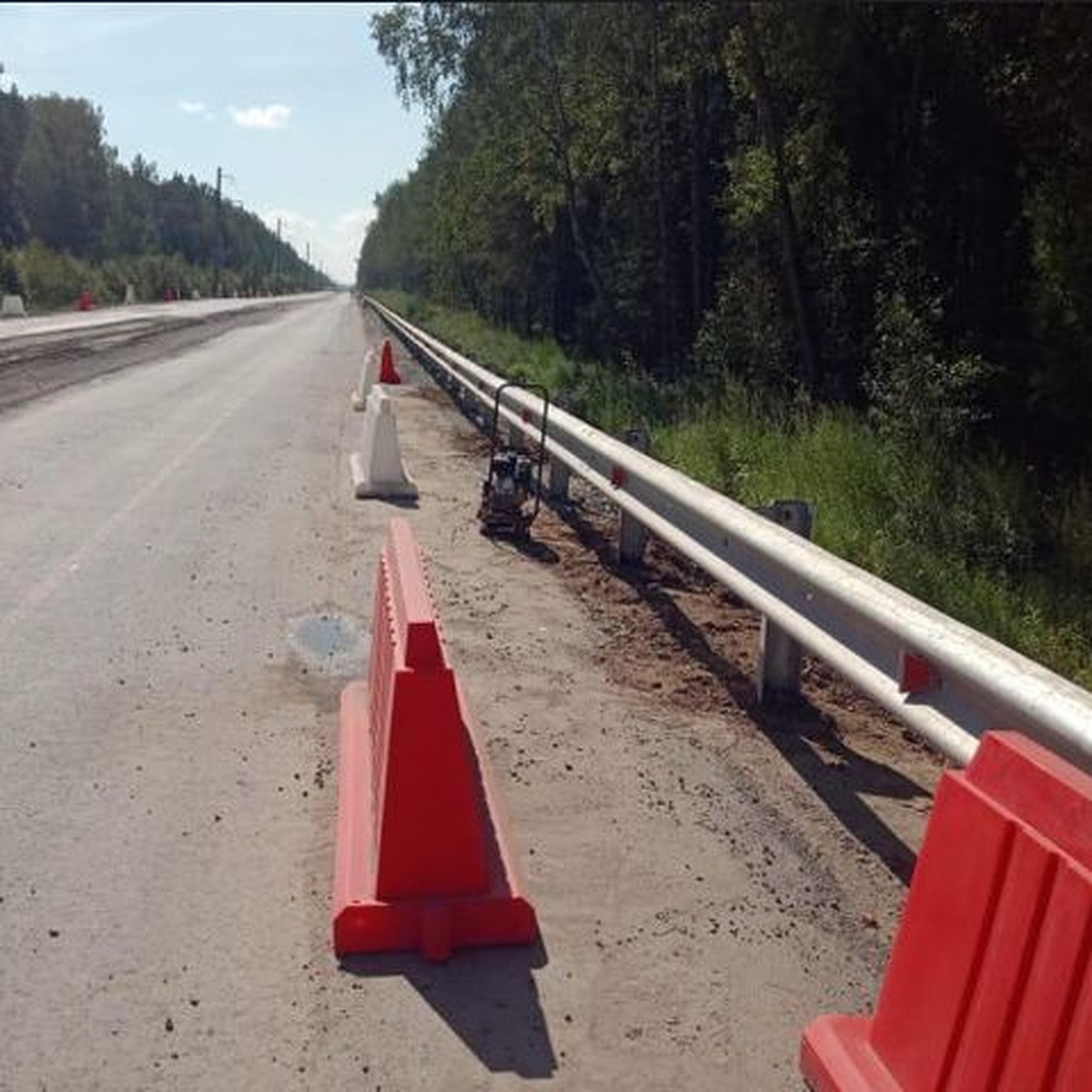 Обновленное по нацпроекту Краснояровское шоссе придет на смену временной  объездной дороге через месяц - KP.RU