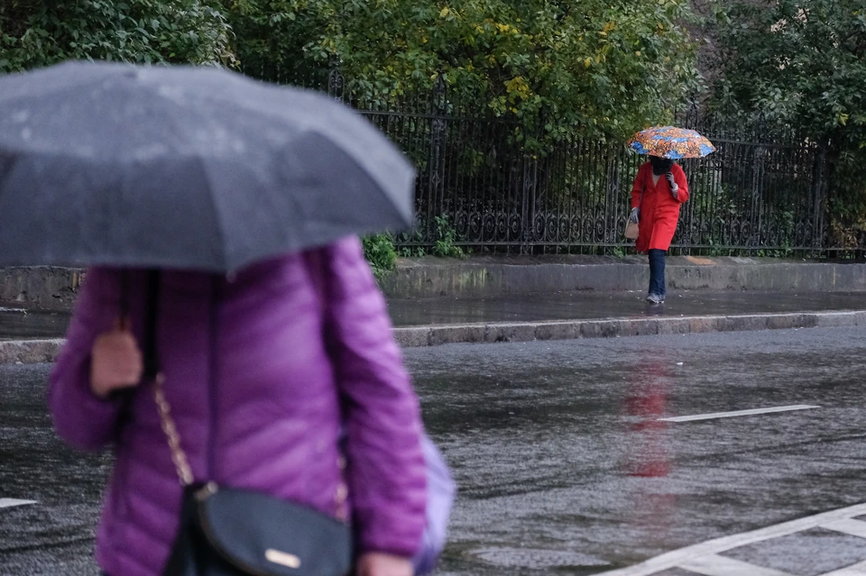Всю неделю в городе сохранится дождливая погода с грозой.