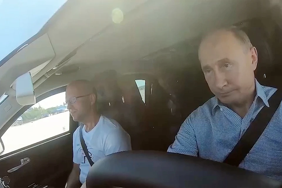 Владимир Путин открыл новую скоростную трассу «Таврида»