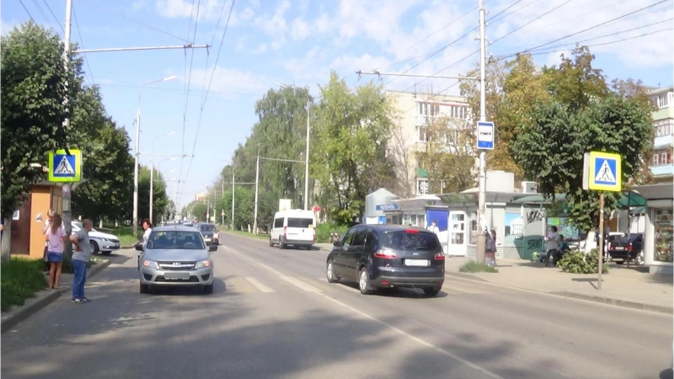 В Приокском «Лада Гранта» сбила пешехода на «зебре».