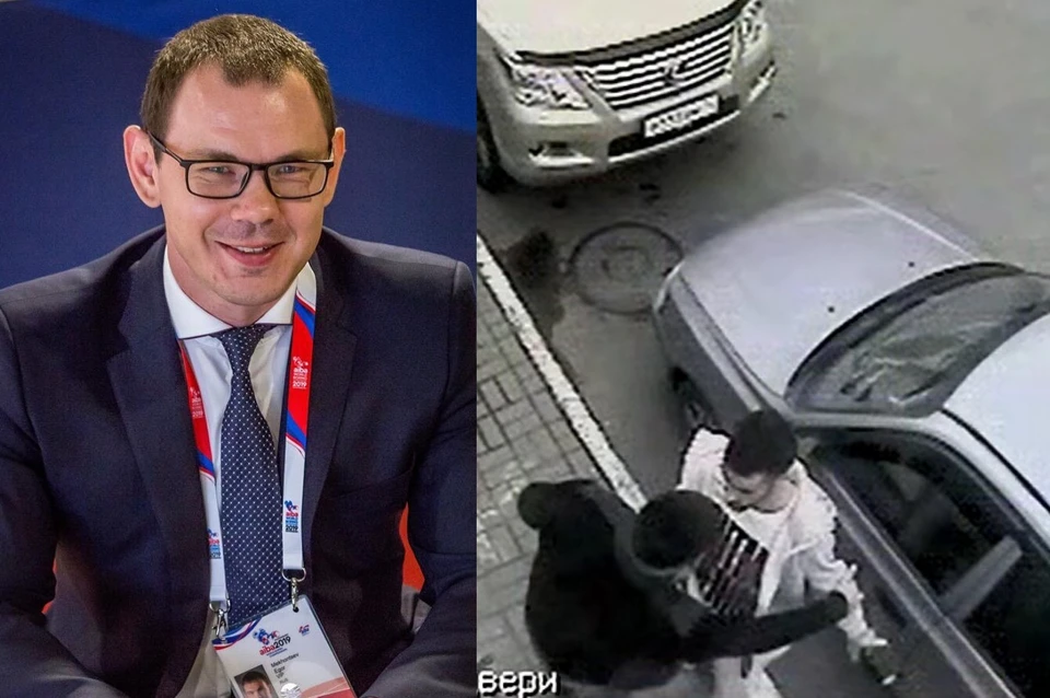 Спортсмен должен был посмотреть видео и дать экспертное мнение о том, кто в этой ситуации был агрессором. Фото: Instagram Егора Мехонцева, скриншот видео