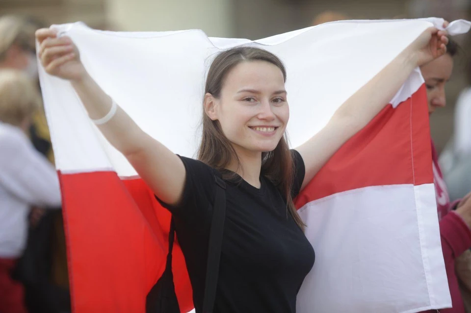 Минска женская половина белорусского протеста вышла на митинг