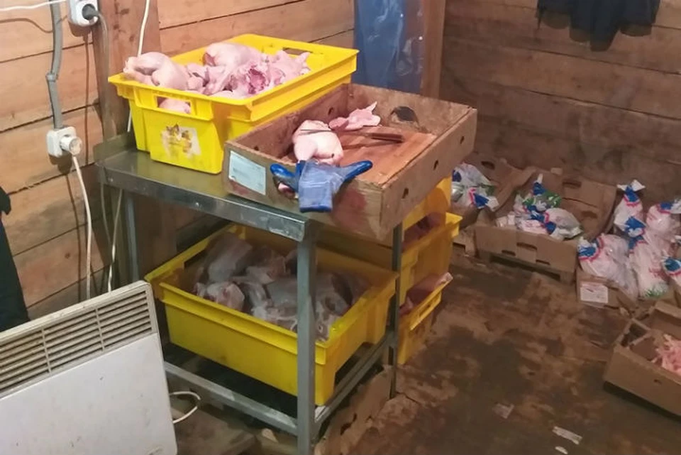 450 кило куриц сожгли в Иркутске из-за неправильного хранения.