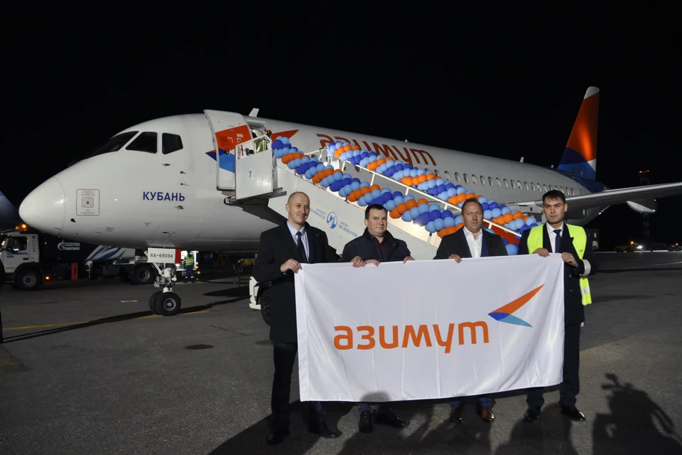 В Мурманске первый рейс из Краснодара встречала целая делегация.