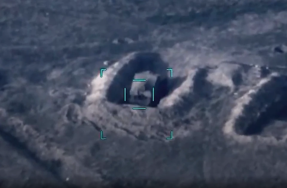 Видео уничтожения военной техники Армении показало Минобороны Азербайджана. Фото: кадр из видео