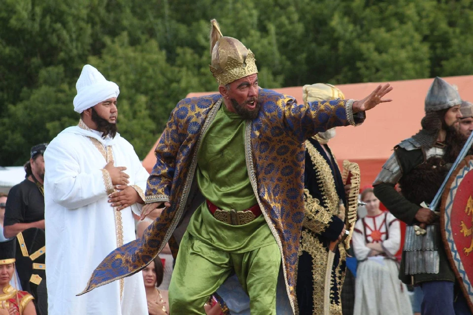 Фестиваль "Русь. Эпоха Объединения" воспроизводит события битвы при Кондурче, которая состоялась 18 июня 1391 года