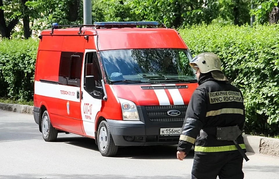 Детей эвакуировали до приезда пожарных.