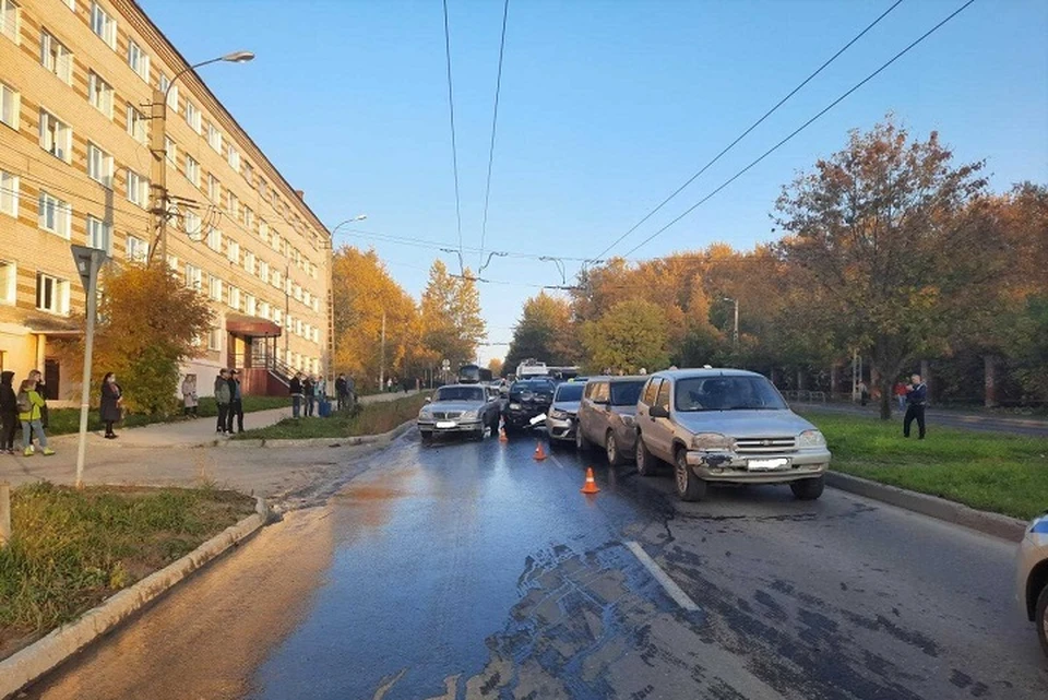 В ДТП пострадали два человека. Фото: ГИБДД по Пермскому краю.