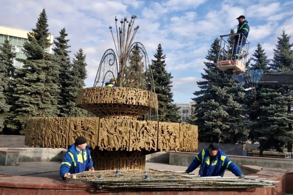 Световые фонтаны заработают в Новокузнецке в конце недели. ФОТО: пресс-служба администрации Новокузнецка