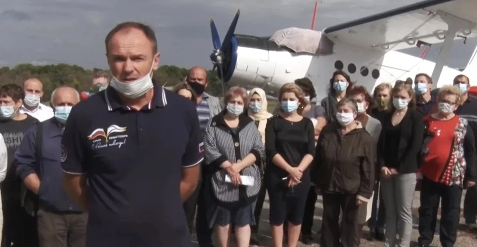 Жители Симферополя обратились к Путину по поводу аэродрома «Заводское». Фото: скриншот из видео.