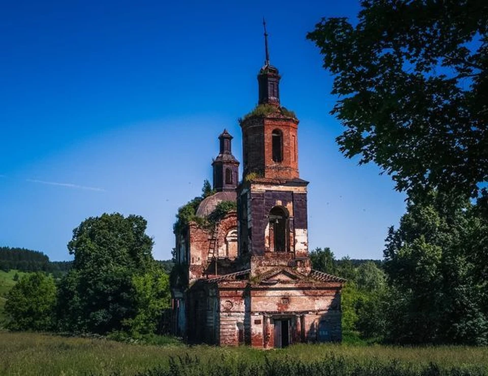 Заброшенное село Андреевцы, Селтинский район, Удмуртия