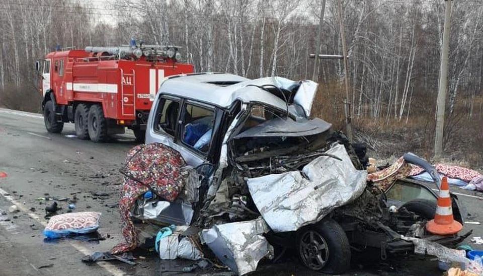 Под Новосибирском произошла страшная авария.