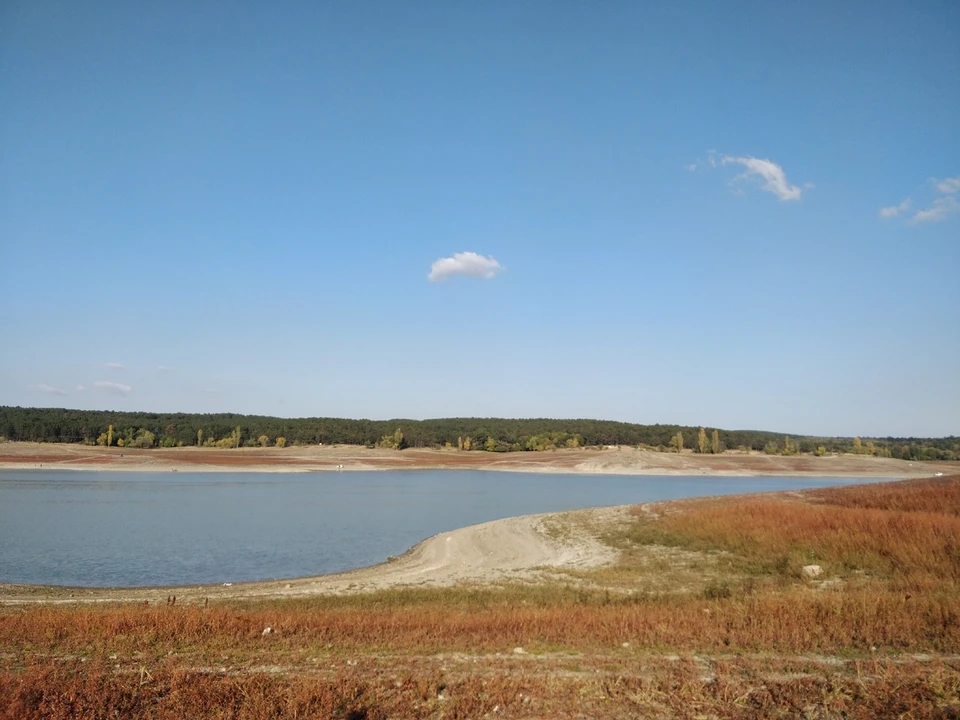 Симферопольское водохранилище критически обмелело