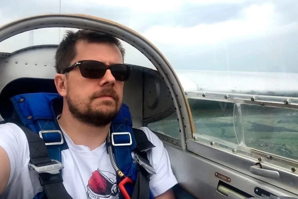 Телеведущий НТВ Александр Колтовой увлекался пилотированием. Фото: Instagram.com