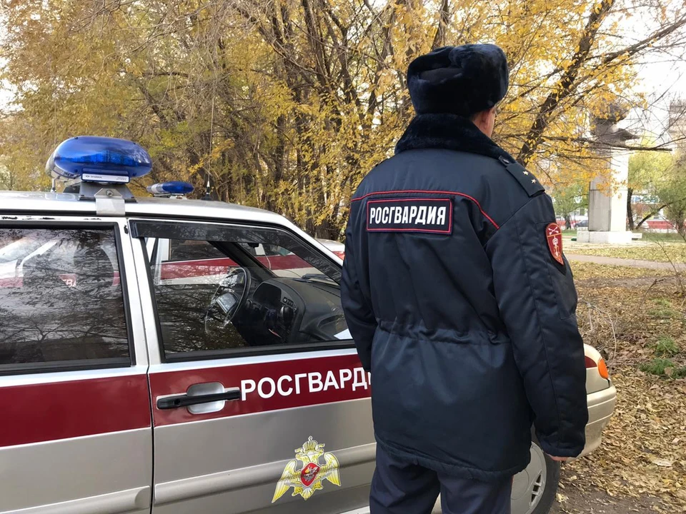 Задержанного передали полиции. Фото: Росгвардия по Омской области