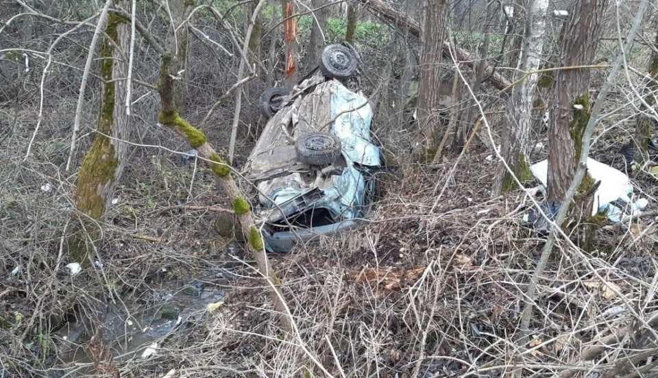 Водитель не справилась с управлением