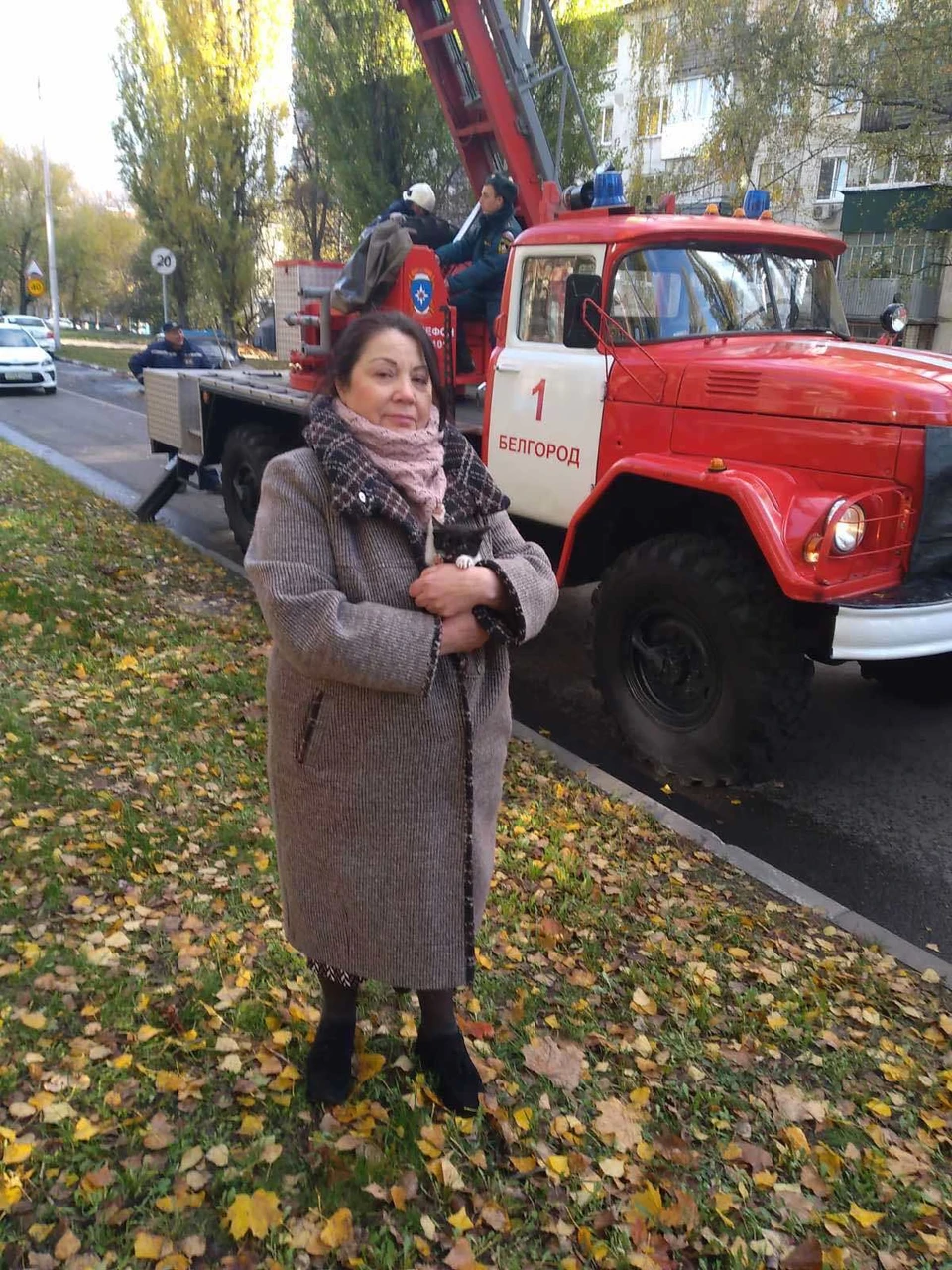Белгородские пожарные спасли котенка Мурика, сутки просидевшего на дереве. Фото пресс-службы Главного управления МЧС России по Белгородской области