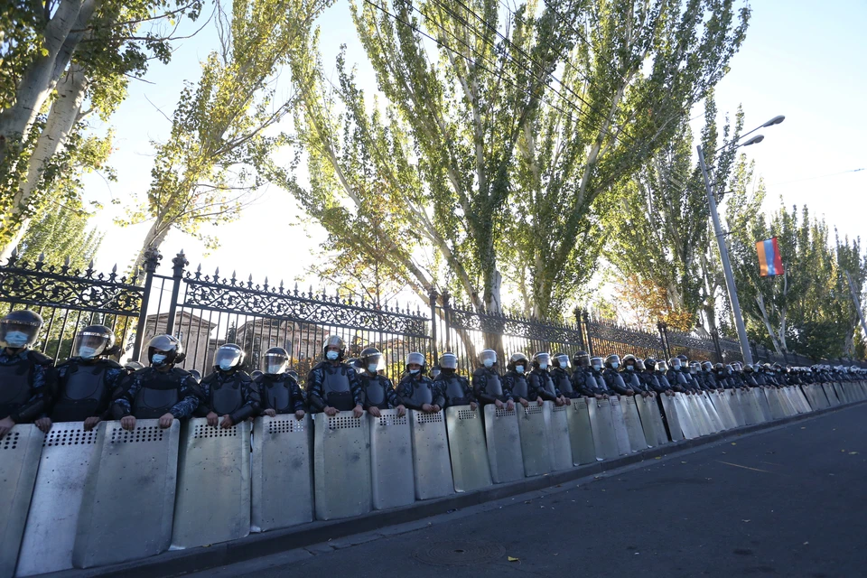 Обстановка в Ереване после протестов спокойная