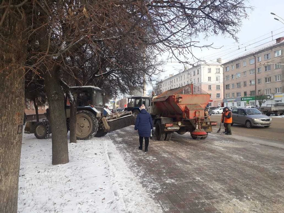 К уборке первого снега в Тамбове оказались готовы