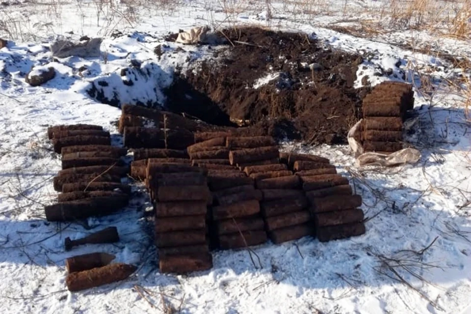 Под Липецком уничтожили взрывоопасные предметы