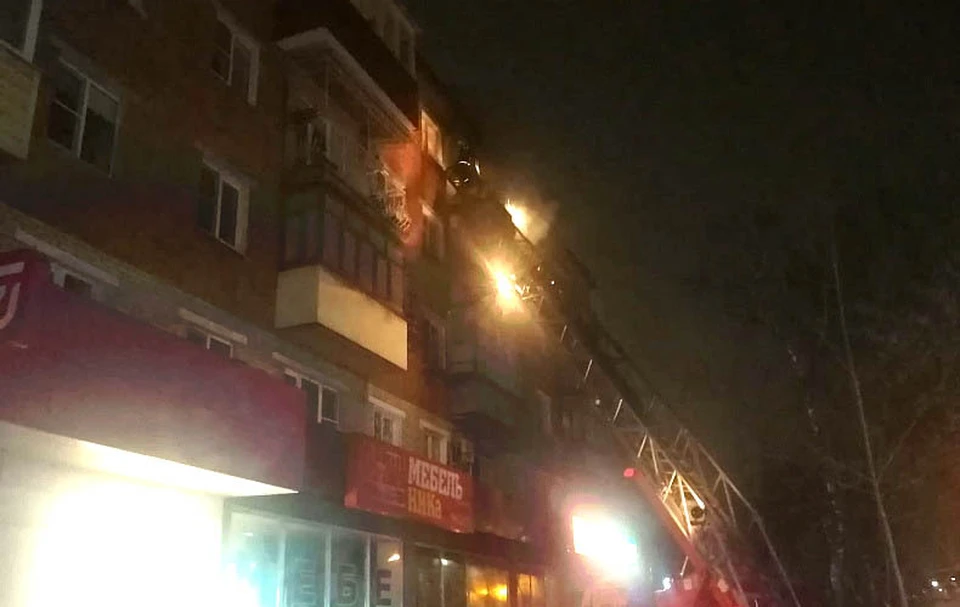 Из горящего дома в Туле спасены 12 человек