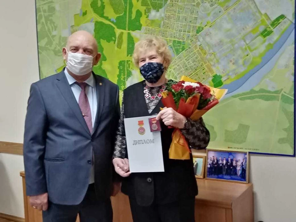 Ольга Ивановна 38 лет проработала на Горьковском автозаводе. Фото: Администрация Нижнего Новгорода