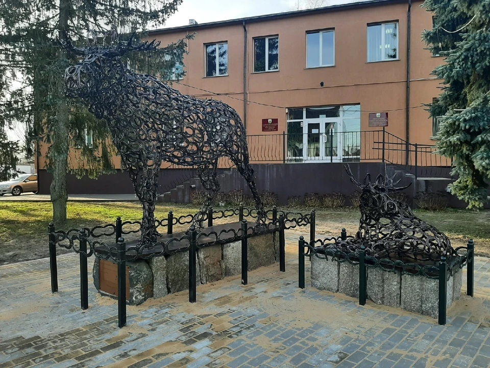 Лоси в Славске.