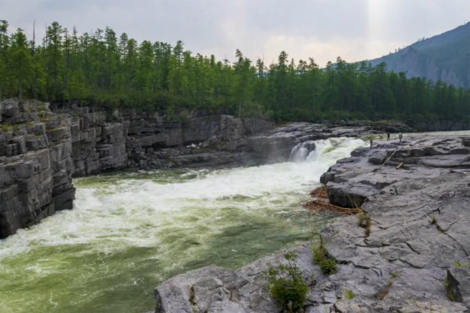 Ульинский водопад - самое опасное место на всей реке.