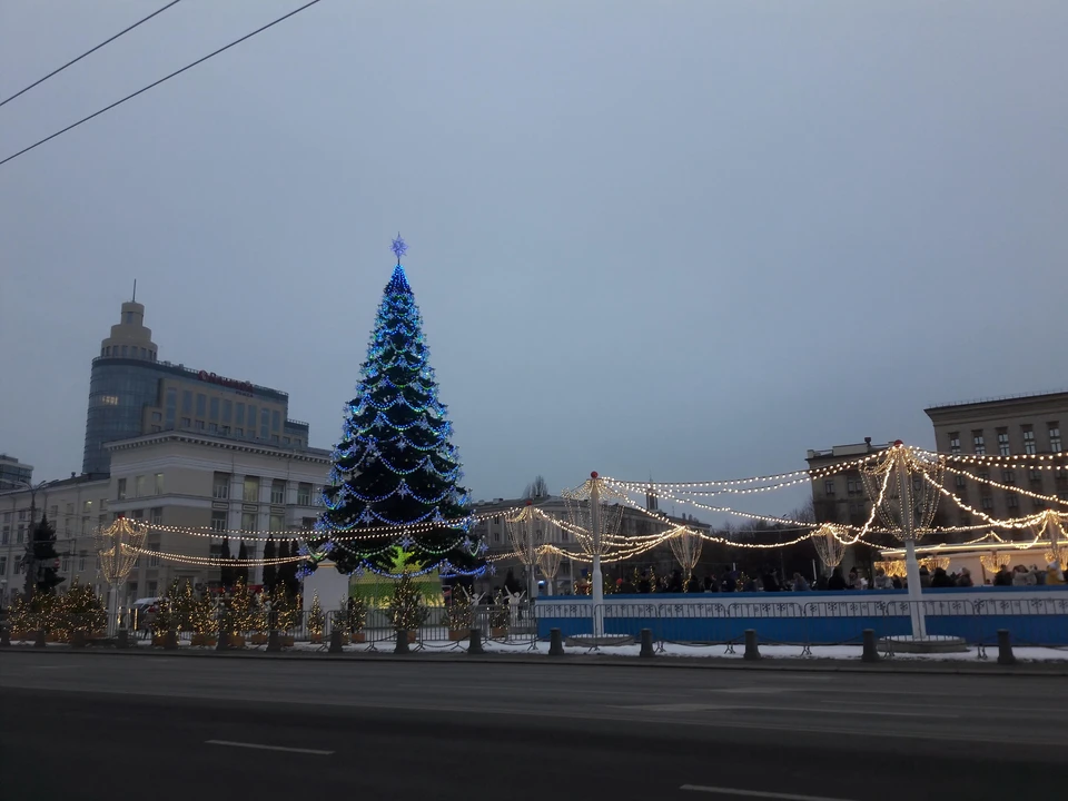 В ночь на 1 января площадь Ленина будет открыта для воронежцев.