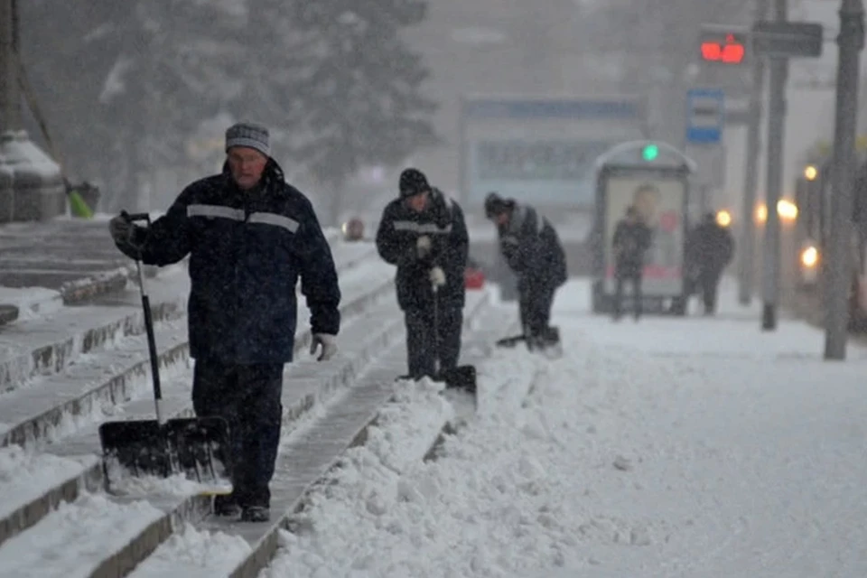 Ежедневные снегопады надвигаются на Новосибирск