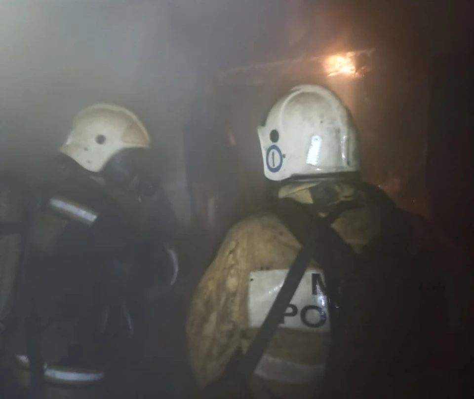 В Железнодорожном районе Орла в пожаре погиб пенсионер. Фото: ГУ МЧС России по Орловской области