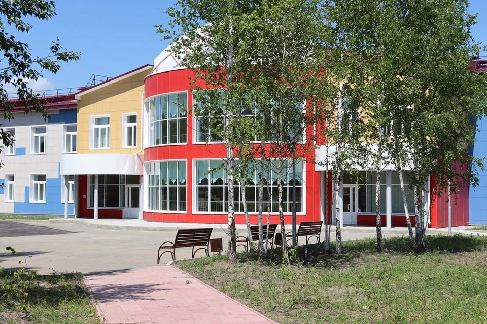 Октябрьская школа № 2 открылась в этом учебном году. Фото: соцсети.