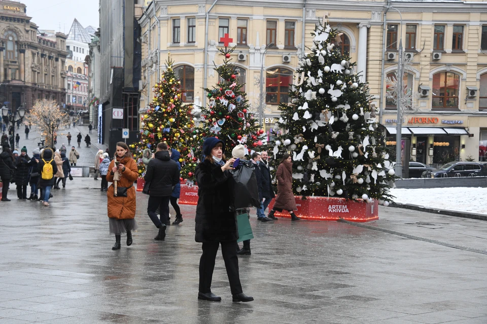Погода в новогоднюю ночь 2021 в Москве: синоптики ожидают небольшие осадки