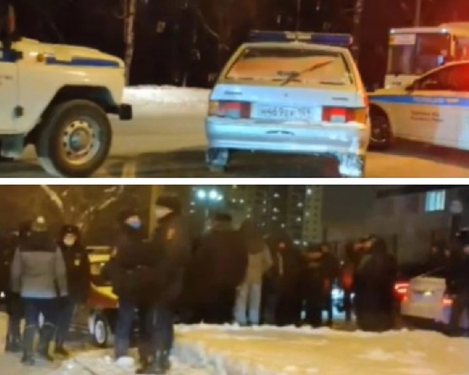 В аварии один человек погиб, еще один пострадал. Фото очевидца.