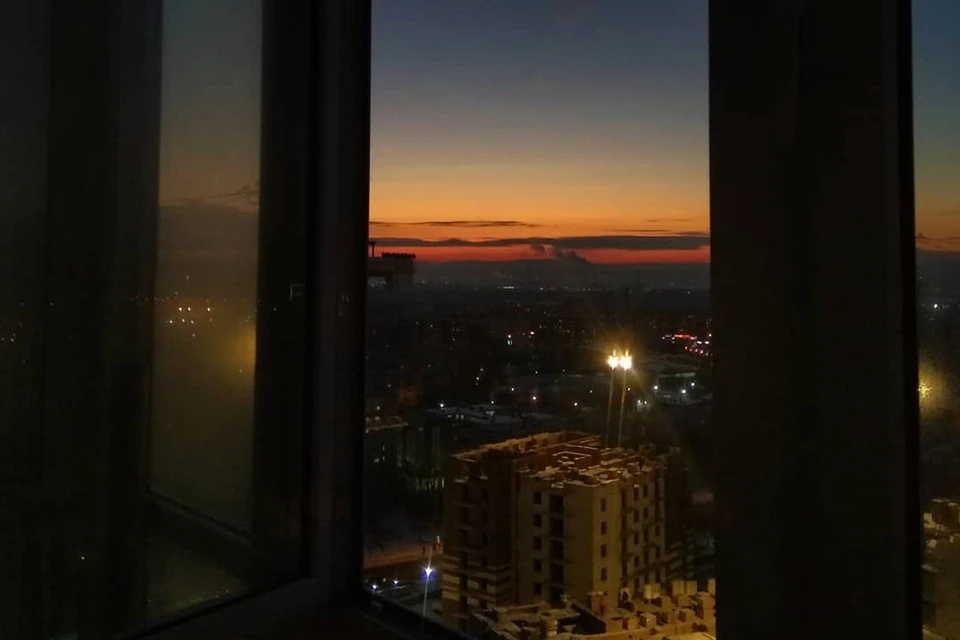 Такой вид из окна 22 этажа. Фото: Алена ГУЛАКОВА