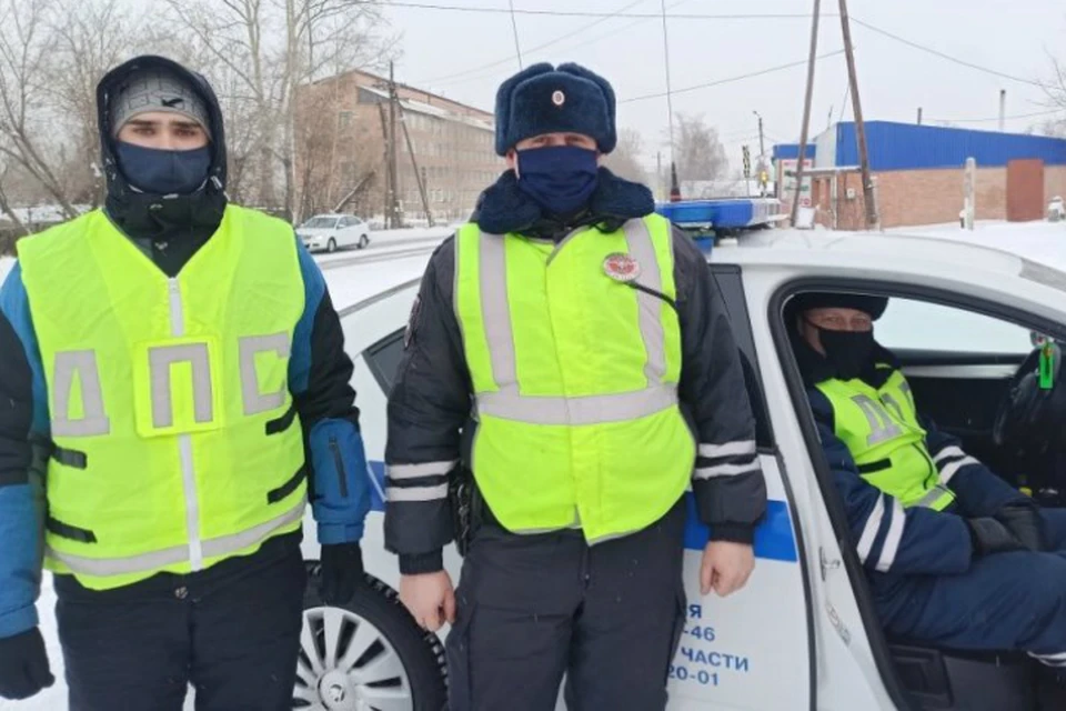 Красноярец поблагодарил канских госавтоинспекторов за неравнодушие ФОТО: ГИБДД Красноярского края