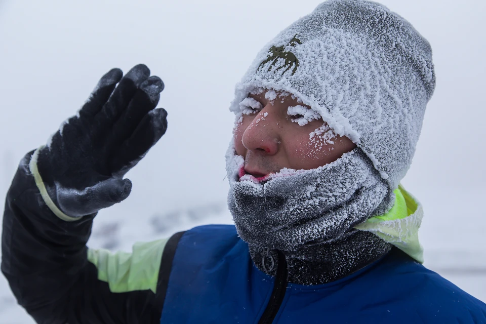 Якутск. Температура воздуха в городе минус 43 градуса. Фото: Евгений Софронеев/ТАСС