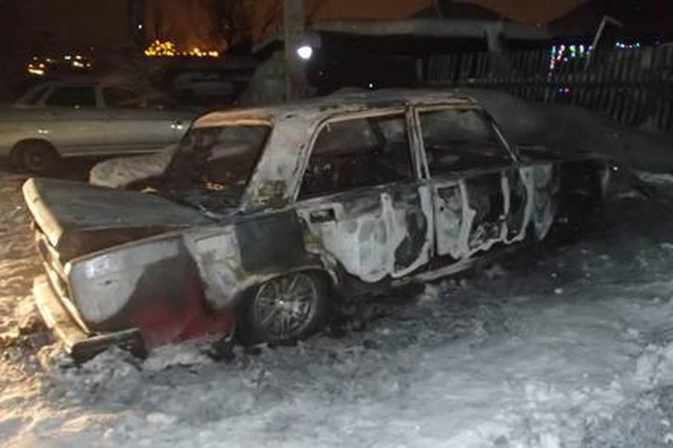 Бывший друг поджег автомобиль новокузнечанина. Фото: ГУ МВД России по Кемеровской области